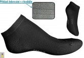 Snížené pánské  ponožky černé