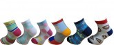 Dětské kotníkové vzorované ponožky