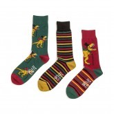 Pánské vzorované ponožky WILD FEET T-REX