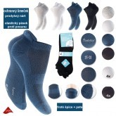 Sportovní snížené ponožky s límečkem