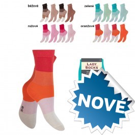 Dámské ponožky barevné