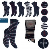 Dámské vzorované ponožky komfortní lem
