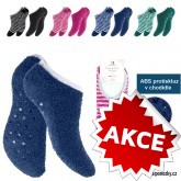 Cenová akce Dámské nízké ponožky / ťapky/ papuče  spací s ABS