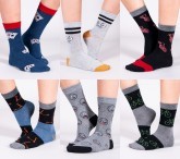 Dětské ponožky vzorované 39-42